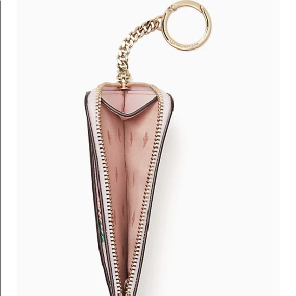 Staci Wild Strawberries Medium LZip Cardholder. - Picture 2 of 7